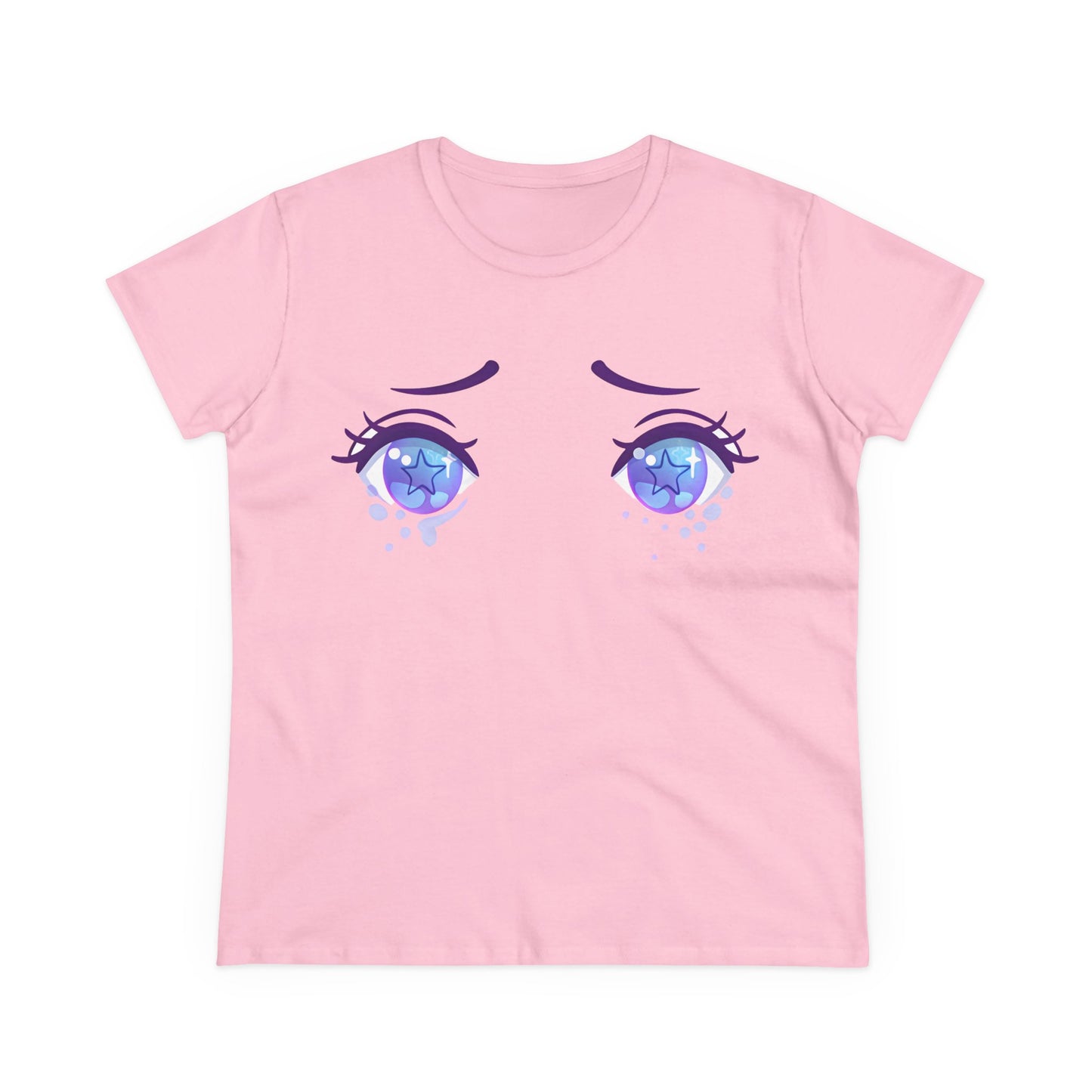 Galaxy Eyes Cotton Tee - KawaiiFits™