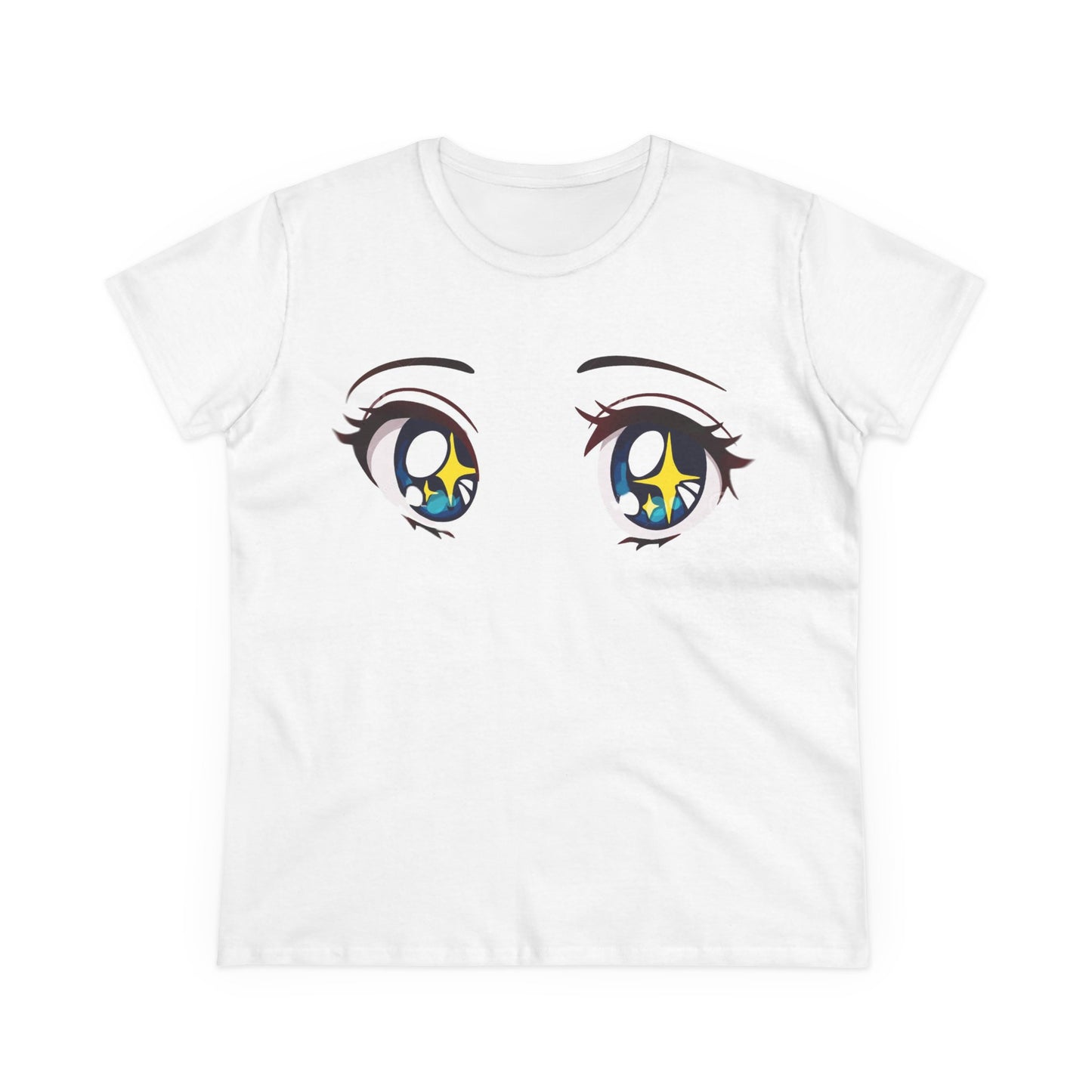 Star Eyes Cotton Tee - KawaiiFits™