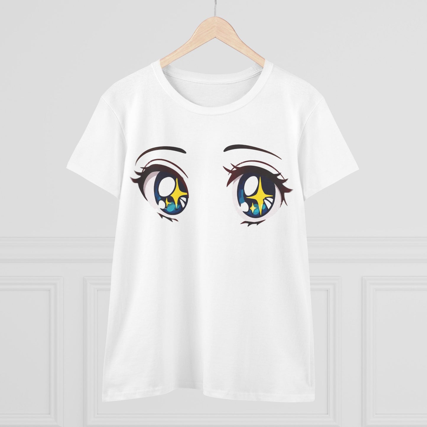 Star Eyes Cotton Tee - KawaiiFits™