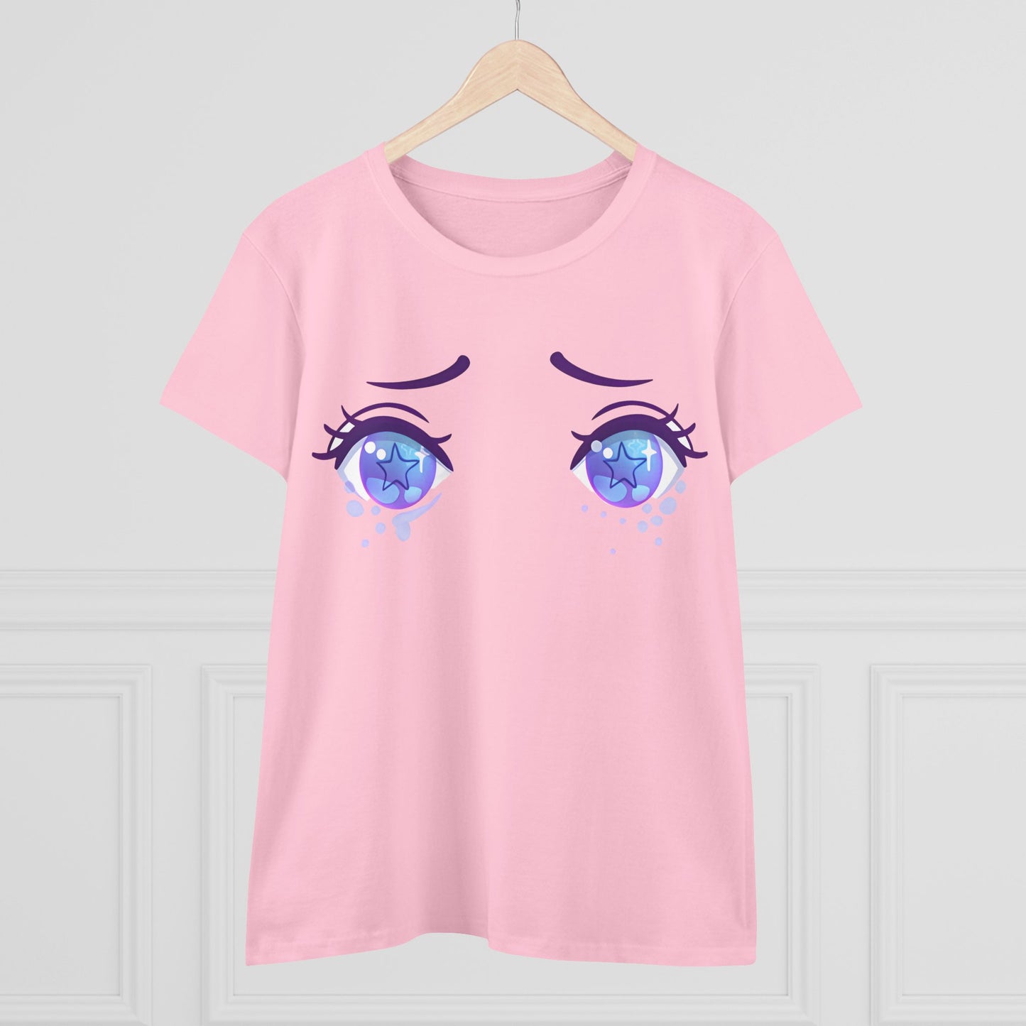 Galaxy Eyes Cotton Tee - KawaiiFits™