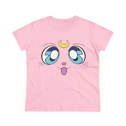 Moon Kitty Cotton Tee - KawaiiFits™