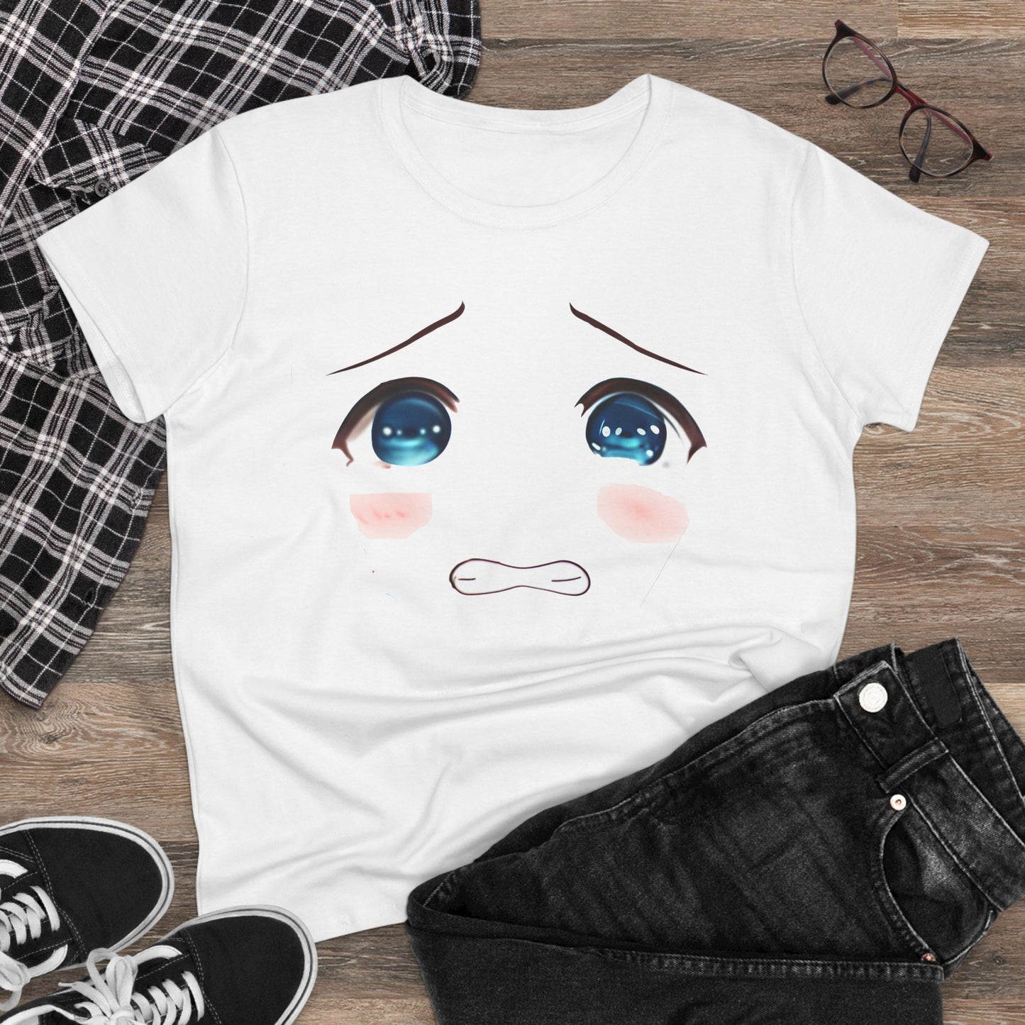 Nervous Cotton Tee - KawaiiFits™