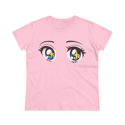 Star Eyes Cotton Tee - KawaiiFits™