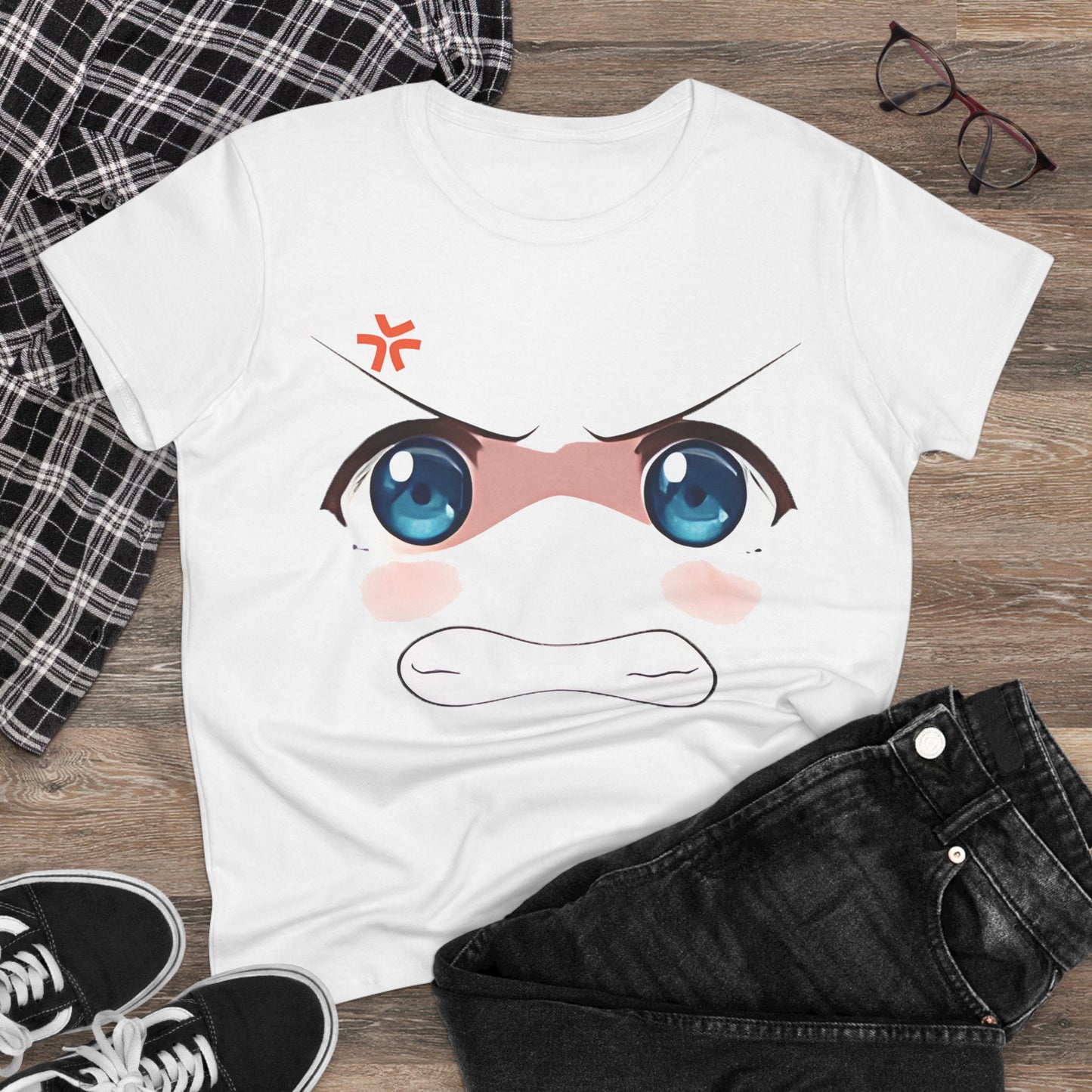 Angry Cotton Tee - KawaiiFits™