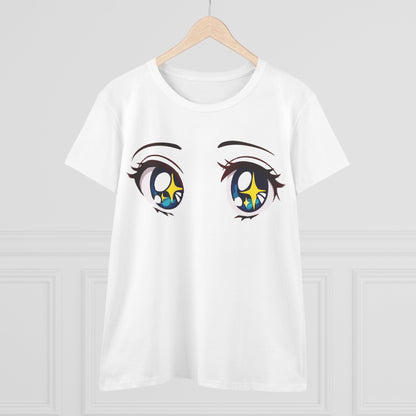 Star Eyes Cotton Tee - KawaiiFits™