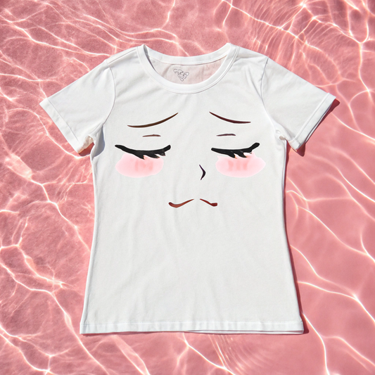 Shy Cotton Tee - KawaiiFits™