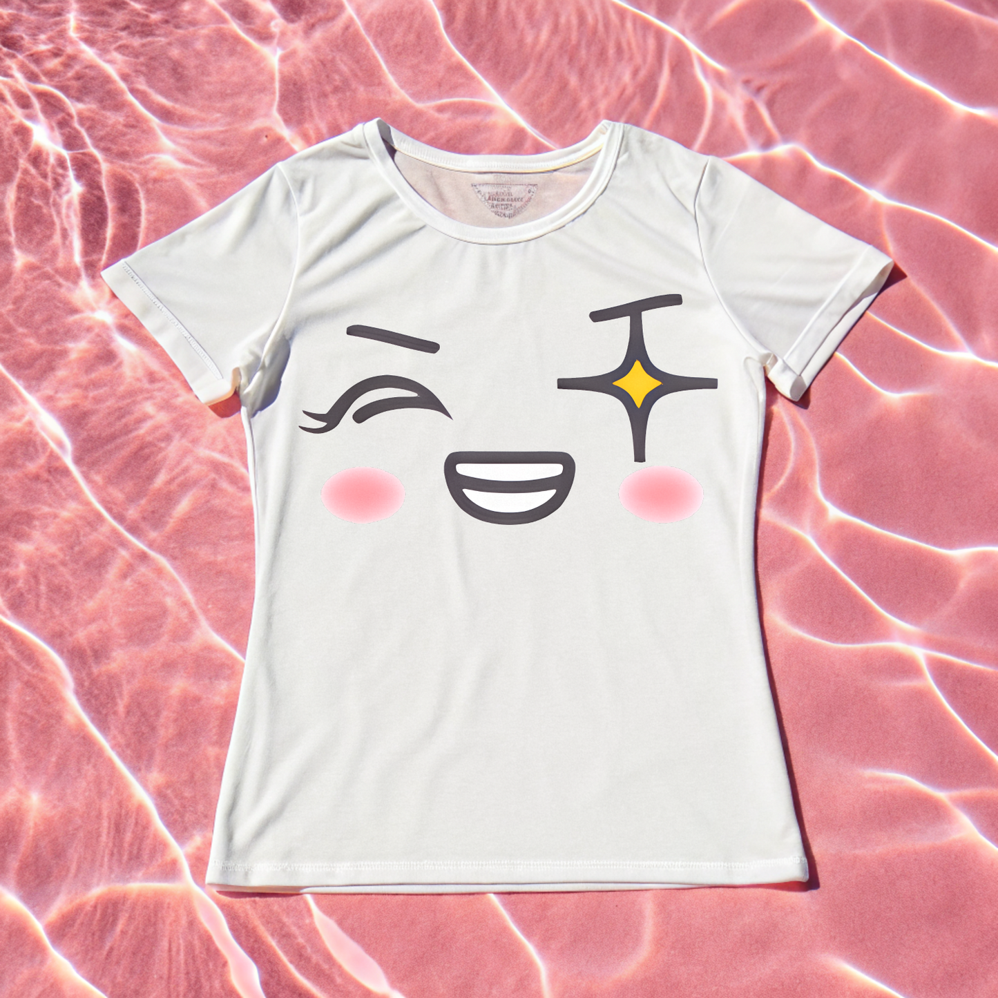 Wink Cotton Tee - KawaiiFits™